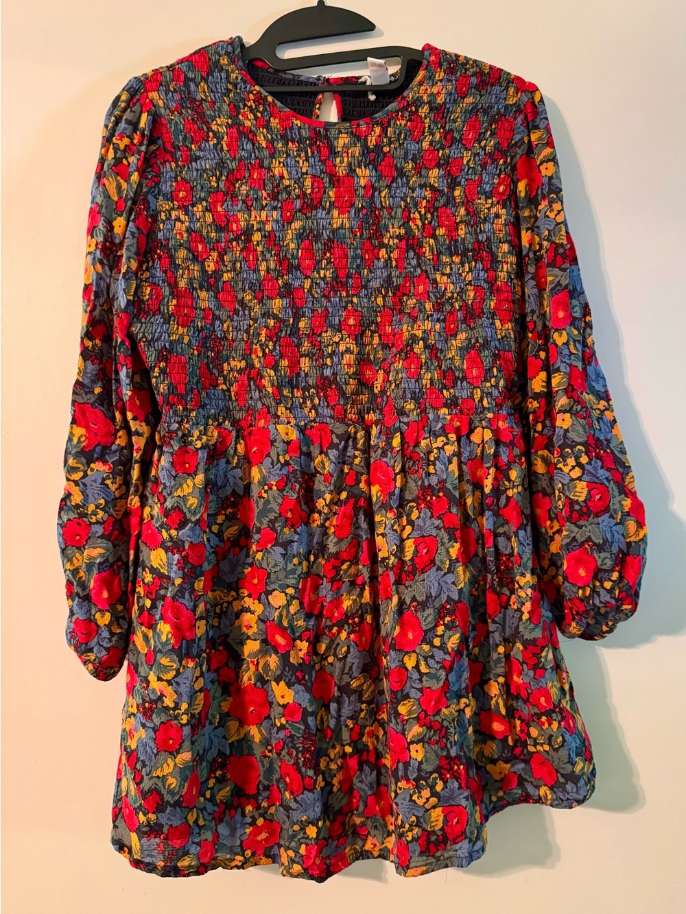 Floral Maternity Long-Sleeve Top